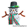 Beaded Snowman Kit - Crystal - Craft Kit - Christmas Craft Kit