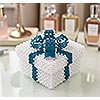 Beaded Gift Box - Dk Sapphire - Beading Kits - Beaded Kits - Beaded Trinket Box