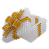 Beaded Gift Box - Dk Amethyst - Beading Kits - Beaded Kits - Beaded Trinket Box