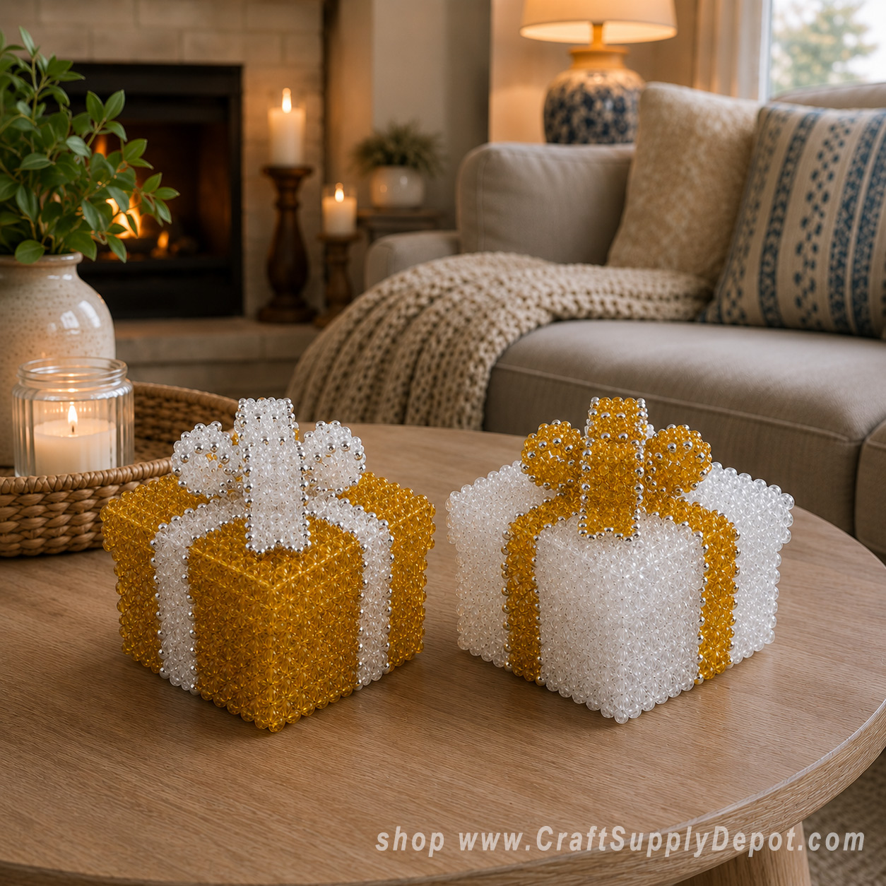 Beading Kits - Beaded Kits - Beaded Trinket Box