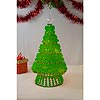 Beaded Safety Pin Christmas Tree Kit - Lime Tree / Gold Pins - Beaded Christmas Tree Kit - Beaded Christmas Tree