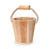 Mini Wood Bucket - Unfinished - Mini Bucket - Tiny Wooden Bucket -