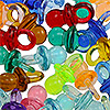 Mini Pacifiers for Baby Shower - Assorted - Mini Pacifiers for Baby Shower Games