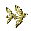 Mini Gold Doves - Gold - Plastic White Doves - Bridal Shower Decorations