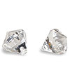 David Tutera Faceted Acrylic Diamonds with Charm Hole - Clear - Party Supplies -