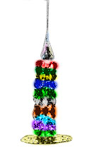 Beaded Mini Candle - Mini Beaded Candle Pattern - Free Christmas Craft Instructions