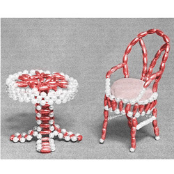 Beaded Mini Furniture - Free Craft Patterns