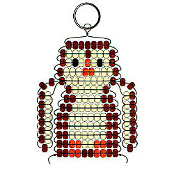 Beaded Owl Key Chains