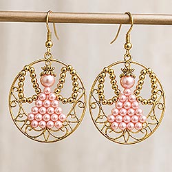 Tiny Beaded Angels - Christmas Angel Jewelry - Free Christmas Craft Instructions
