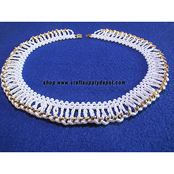 Beaded Pearl Necklace - Free Craft Jewelry Instructions