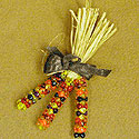 Pattern for Beaded Fall Pin with Tri-Beads - Free Pattern for Jewelry
