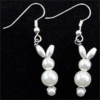 DIY Bunny Earrings, Perfect for Spring