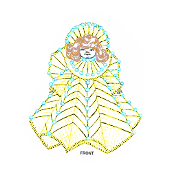 Plastic Canvas Angel - Christmas Angel with Plastic Canvas - Free Christmas Craft Instructions