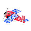Plastic Canvas Bi-Wing Airplane Pattern - Plastic Canvas Biplane Instructions