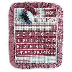 Plastic Canvas Perpetual Calendar