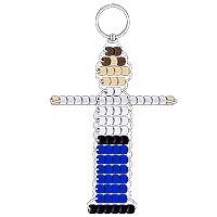 Beaded Boy Key Chains