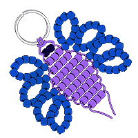 Beaded Bug Key Chains
