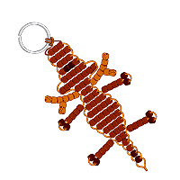 Beaded Deer Key Chains