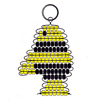 Beaded Fish Key Chains