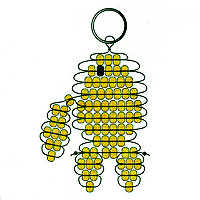 Beaded Goldfish Key Chains
