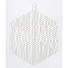 Plastic Canvas Hexagon - Hexagon shaped 7 count plastic canvas for crafts and needle art.
