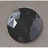 Craft Rhinestones - Flat Back Rhinestones - Black - Smooth Top Faceted Rhinestones - Round Acrylic Rhinestones - Smooth Top Faceted Flat Back Rhinestones -
