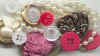 Bow-Antique Rose Buttons - Fancy buttons - Dress Up Buttons