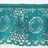Gathered Lace Trim - Ruffled Lace Trim - Teal - Frilly Lace - Lace Trim - Gathered Lace