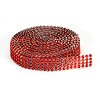 Darice® Bling on a Roll - Dark Rose - Mesh Ribbon - Rhinestone Ribbon -