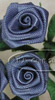 Ribbon Rose Cluster - Williamsburg Blue - Floral Accents