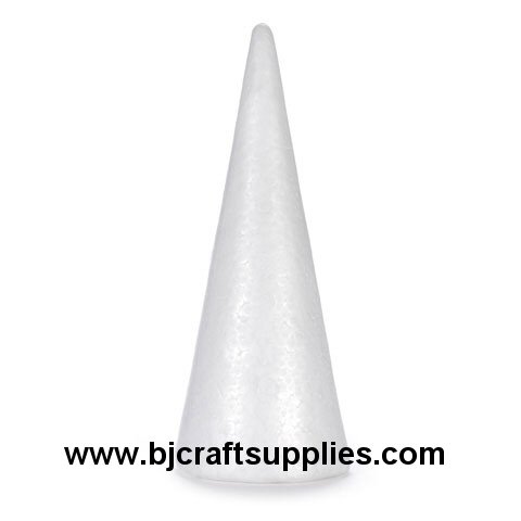 Tree Cone 15cm Cone Shape Styrofoam Form Artificial Modeling Cone Tree Base  10Pcs 15cm DIY Modeling