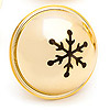 Large Jingle Bells w/Cutouts - Craft Bells - Gold - Large Jingle Bells - Gold Jingle Bells - Craft Jingle Bells - Craft Bells