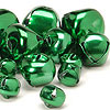 Metallic Jingle Bells - Green - Craft Bells - Jingle Bells