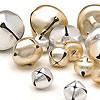 Metallic Jingle Bells - Silver / Gold - Craft Bells - Jingle Bells