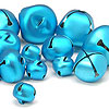 Metallic Jingle Bells - Aqua - Craft Bells - Jingle Bells