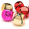 Metallic Jingle Bells - Pink/gold/red - Craft Bells - Jingle Bells