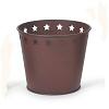 Rustic Pail with Stars - Galvanized Pail - Rustic Pail - Mini Bucket - Metal Bucket - 