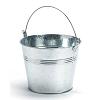 Tin Pail - Silver - Metal Bucket - Metal Pail - Mini Bucket - Silver Bucket