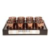 David Tutera Spot-Plated Glass Votives - Copper - Glass Votive
