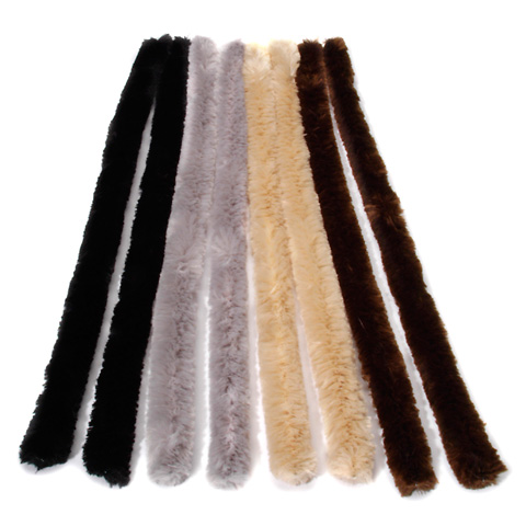 Chenille Stems Brown 12 inch