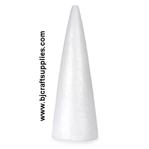 Styrofoam Cones - Paper Mache Cones - Clear Plastic Cones - Craft