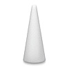 Styrofoam Cone - Large Styrofoam Cone - White - Craft Cones - Styrofoam Cones