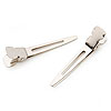 Hair Clips - Nickel - 