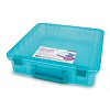 Plastic Organizer Box with Handle - Teal - Bead Organizer - Bead Organizers