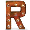 Paper Mache Letter - R - Natural - Paper Mache Crafts - Paper Mache Alphabet