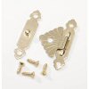 Brass Clasp - Curved - Brass - Button Clasp