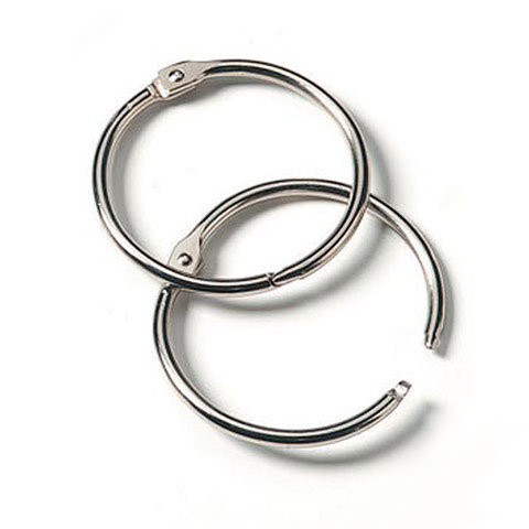  KALIONE 10 Pcs 5 Inch Metal Rings for Craft Silver