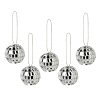 Miniature Ornaments - Mirror Ball - Silver - Christmas Ornament