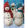 Durafoam Snowman - White - Durafoam  - Christmas Decorations - Christmas Ornaments