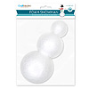 Foam Snowman - White - Durafoam  - Christmas Decorations - Christmas Ornaments - Snowman Ornaments